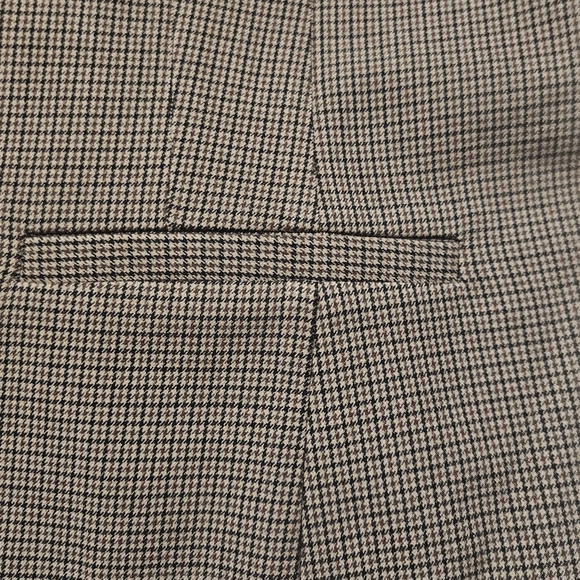 Abercrombie & Fitch Houndstooth Vest in Brown and Black - Picture 11 of 16